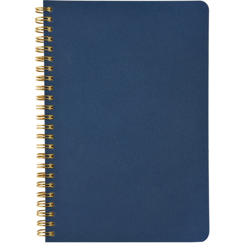 Бизнес тетрадь на гребне А5 "Pragmatic", 60 листов в клетку, темно-синий