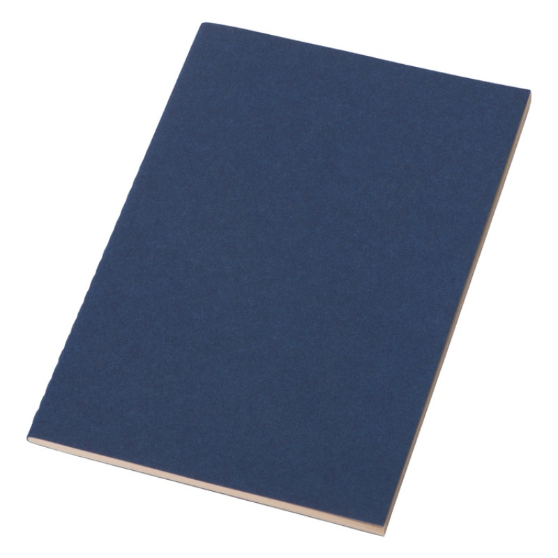 Блокнот "Monet", гибкая обложка A5 из моющегося крафта, 32 листа, темно-синий