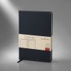 Блокнот А5 "Megapolis Flex Velvet", темно-синий Navy