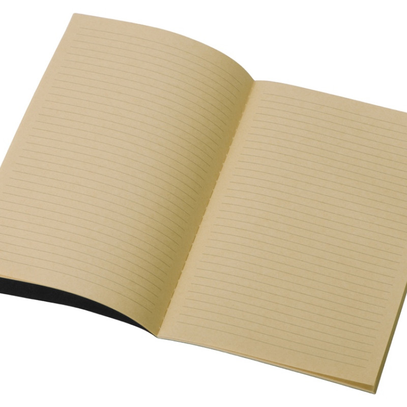 Блокнот "Monet", гибкая обложка A5 из моющегося крафта, 32 листа, черный