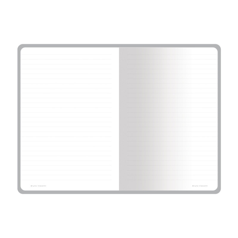 Тетрадь с каменной бумагой А5 "Carrara" 40 л., линейка, темно-синий