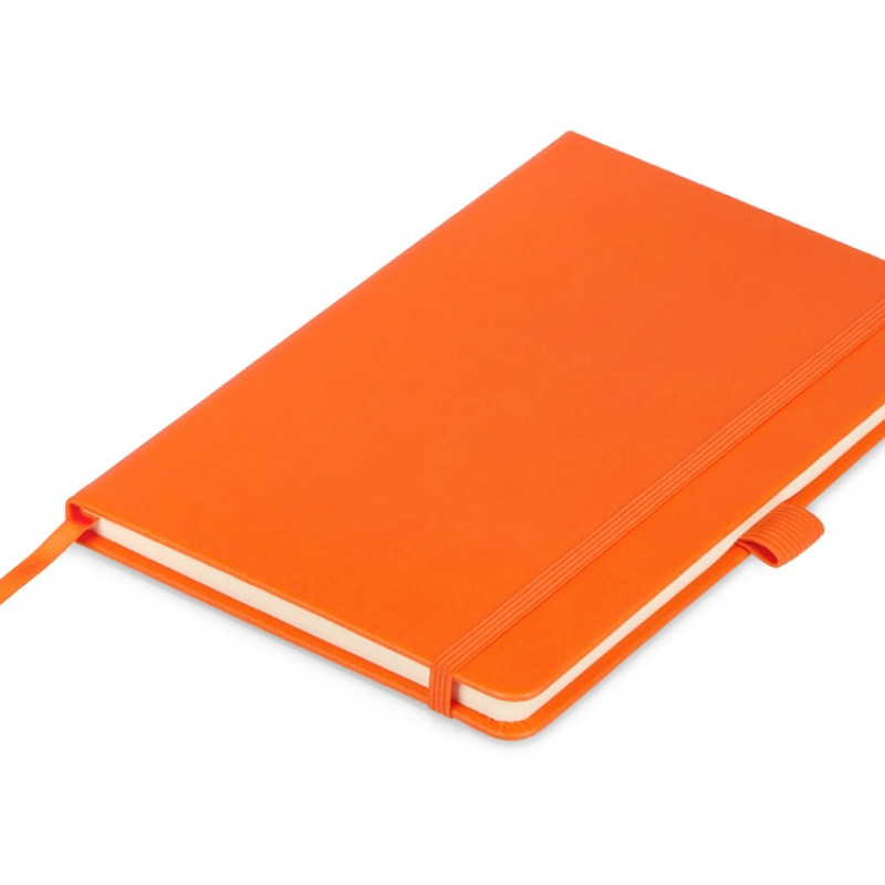 Блокнот "Softy 2.0", твердая обложка A5, 80 листов, оранжевый