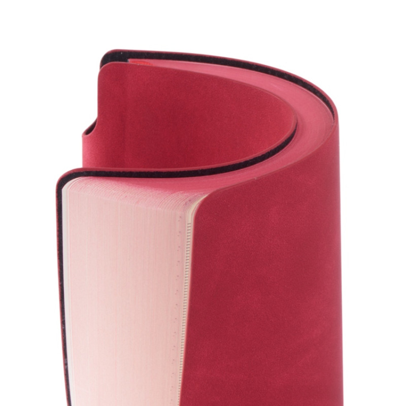 Блокнот А5 "Notepeno Max", 96 листов 80 гр/м2 белой FSC бумаги, красный