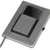 Блокнот "Pocket" 140*205 мм с карманом для телефона, серый