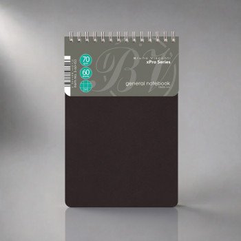 Бизнес - блокнот А5 (135 х 198 мм.) "xPro" 60 л., черный