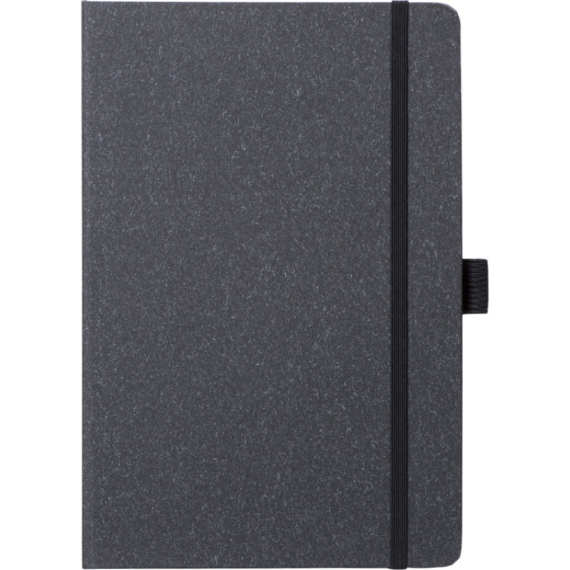 Блокнот А5 "Snow Hard" твердая обложка, 80 листов 70 гр/м2, черный