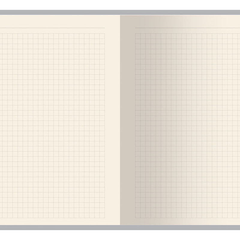 Бизнес-тетрадь А5 "Pragmatic Contrast", 40 листов в клетку, темно-синий с синим срезом