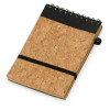 Блокнот B7 «Forli» с обложкой из пробки, натуральный (Р)
