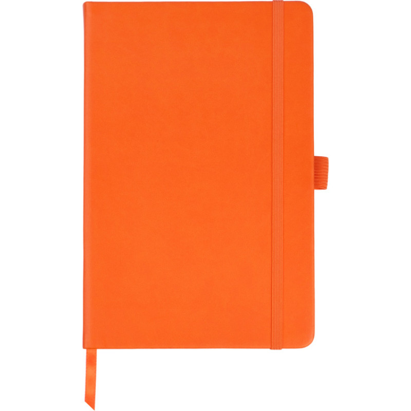 Блокнот "Softy 2.0", твердая обложка A5, 80 листов, оранжевый