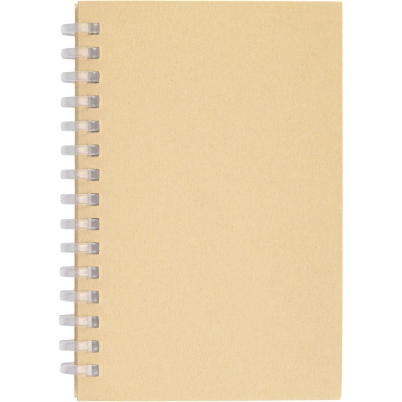 Блокнот на мягкой спирали А6 "Sahara", 60 листов 70 гр/м2, натуральный