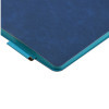 Блокнот А5 "Boston", синий с голубым срезом