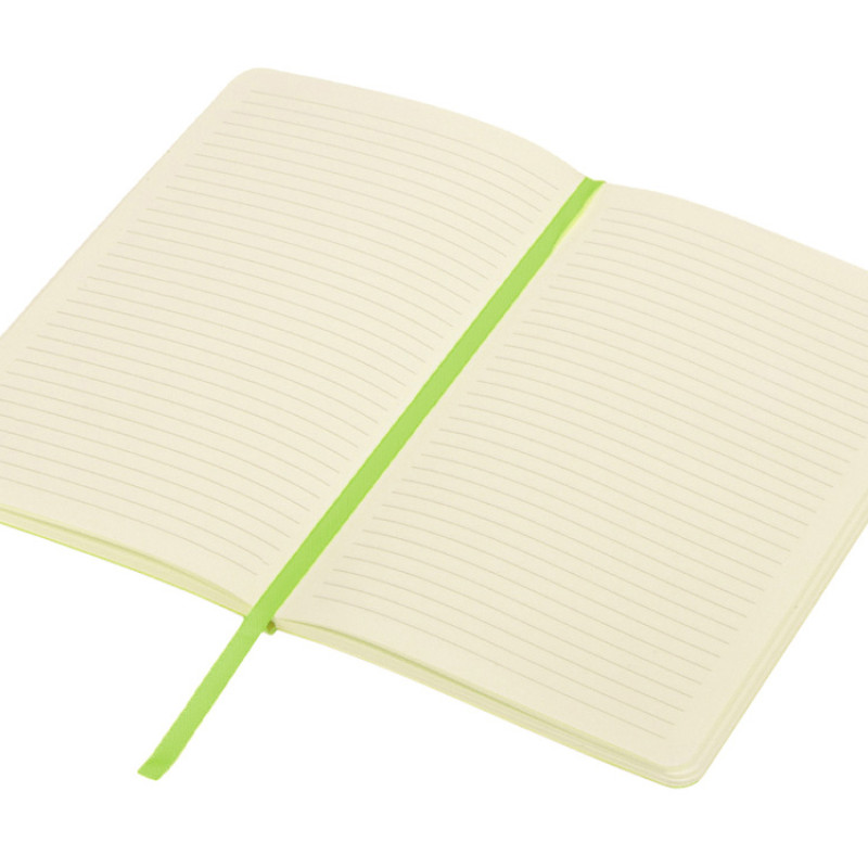 Блокнот "Softy 2.0", гибкая обложка A5, 80 листов, зеленое яблоко