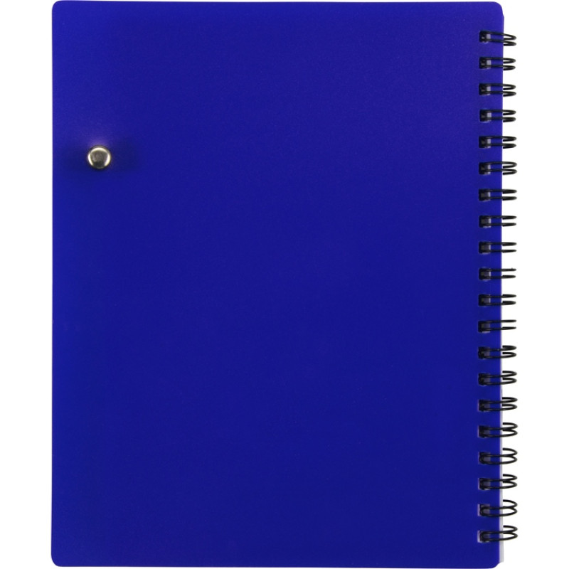 Блокнот "Контакт" с ручкой, синий (Р)