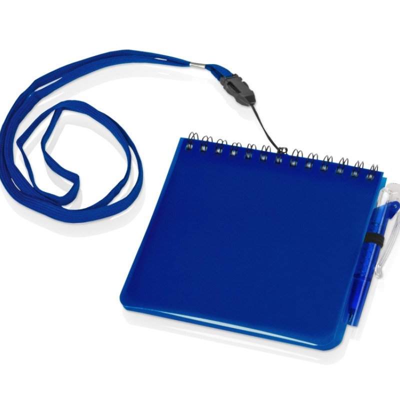 Блокнот А6 "Журналист" с ручкой, синий Блокнот А6 "Журналист" с ручкой, синий