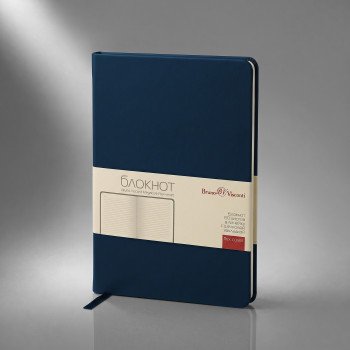 Блокнот А5 "Megapolis Flex Velvet", темно-синий