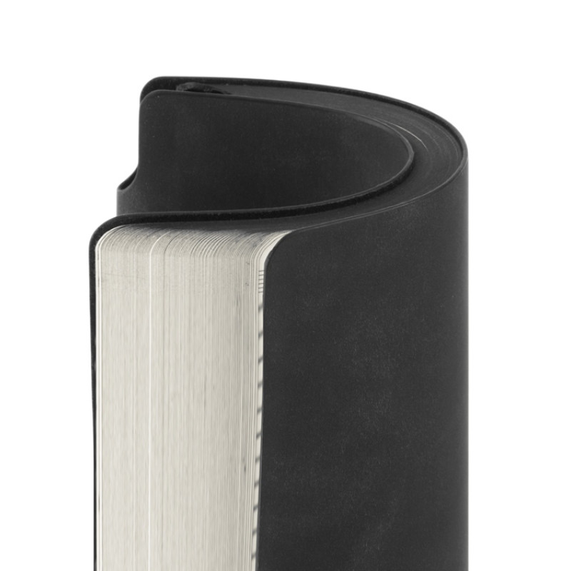 Блокнот А5 "Notepeno Max", 96 листов 80 гр/м2 белой FSC бумаги, черный