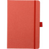 Блокнот А5 "Snow Hard" твердая обложка, 80 листов 70 гр/м2, красный