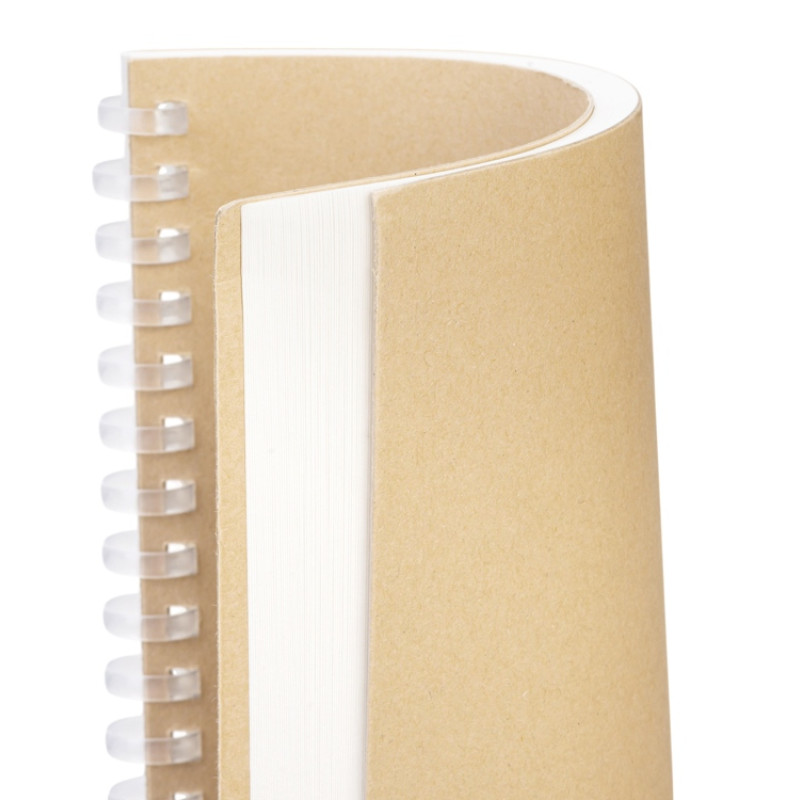 Блокнот на мягкой спирали А5 "Sahara", 60 листов 70 гр/м2, натуральный