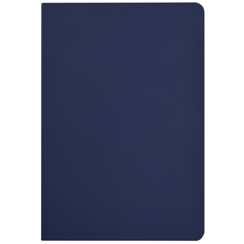 Бизнес-тетрадь А5 "Pragmatic Contrast", 40 листов в клетку, темно-синий с синим срезом