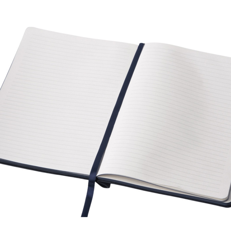 Блокнот А5 "Notepeno Max", 96 листов 80 гр/м2 белой FSC бумаги, темно-синий