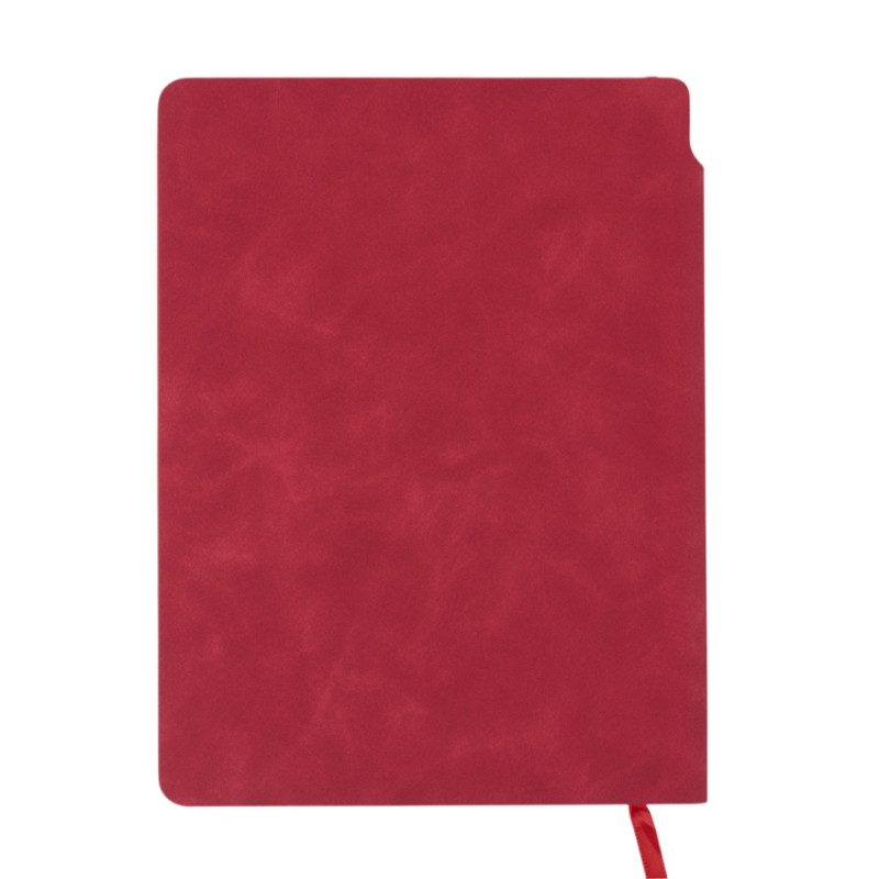 Блокнот А5 "Notepeno Max", 96 листов 80 гр/м2 белой FSC бумаги, красный