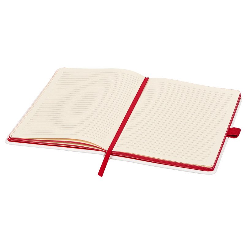 Блокнот "ColorNote White", твердая обложка A5, 80 листов, белый с красным Блокнот "ColorNote White", твердая обложка A5, 80 листов, белый с красным