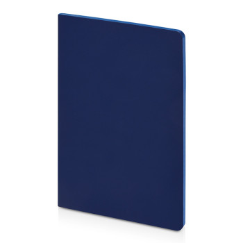 Бизнес-тетрадь А5 "Pragmatic Contrast", 40 листов в клетку, темно-синий с синим срезом