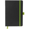 Блокнот Color edge A5, черный/лайм Блокнот Color edge A5, черный/лайм