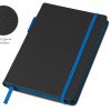 Бизнес блокнот "Bossy Junior" с цветным срезом, твердая обложка, 96 листов, черный и синий