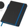 Бизнес блокнот "Bossy Junior" с цветным срезом, твердая обложка, 96 листов, черный и синий