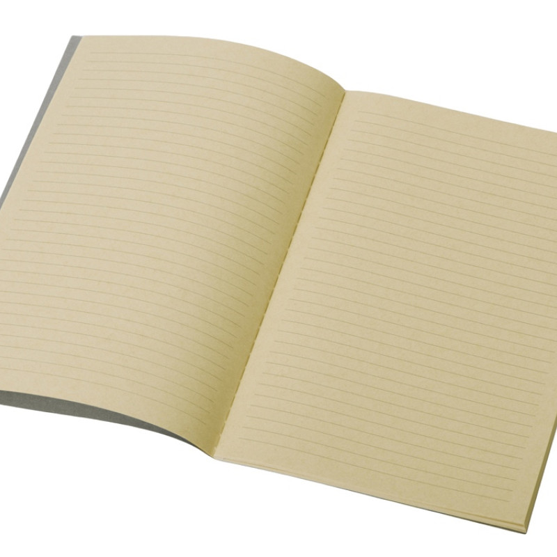 Блокнот "Monet", гибкая обложка A5 из моющегося крафта, 32 листа, серый