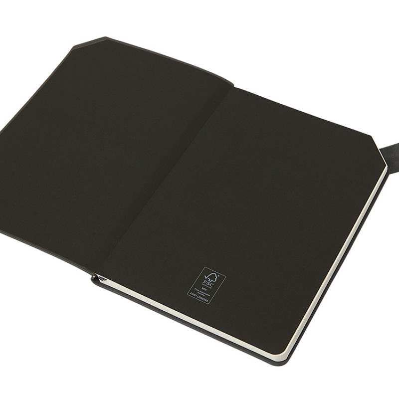 Блокнот А5 в гибкой обложке "Chaplin", серый