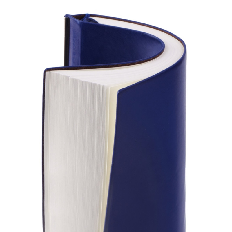 Блокнот А5 "Scribe", гибкая обложка, 96 листов 80 гр/м2, темно-синий