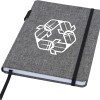 Блокнот Orin, формат А5, из переработанного ПЭТ, серый яркий