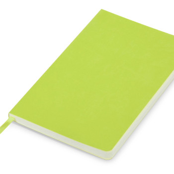 Блокнот "Softy 2.0", гибкая обложка A5, 80 листов, зеленое яблоко
