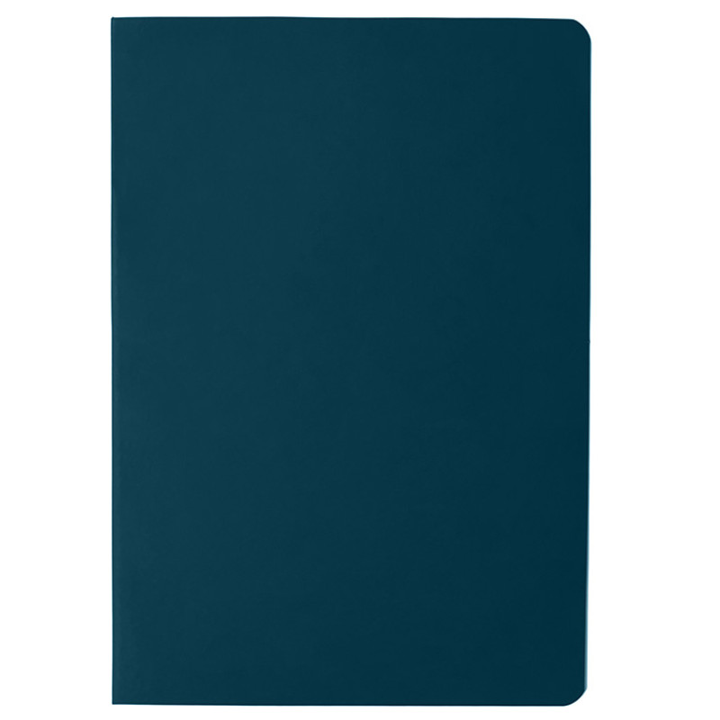 Блокнот в гибкой обложке A5 «Виспи 2.0» в клетку, темно-синий