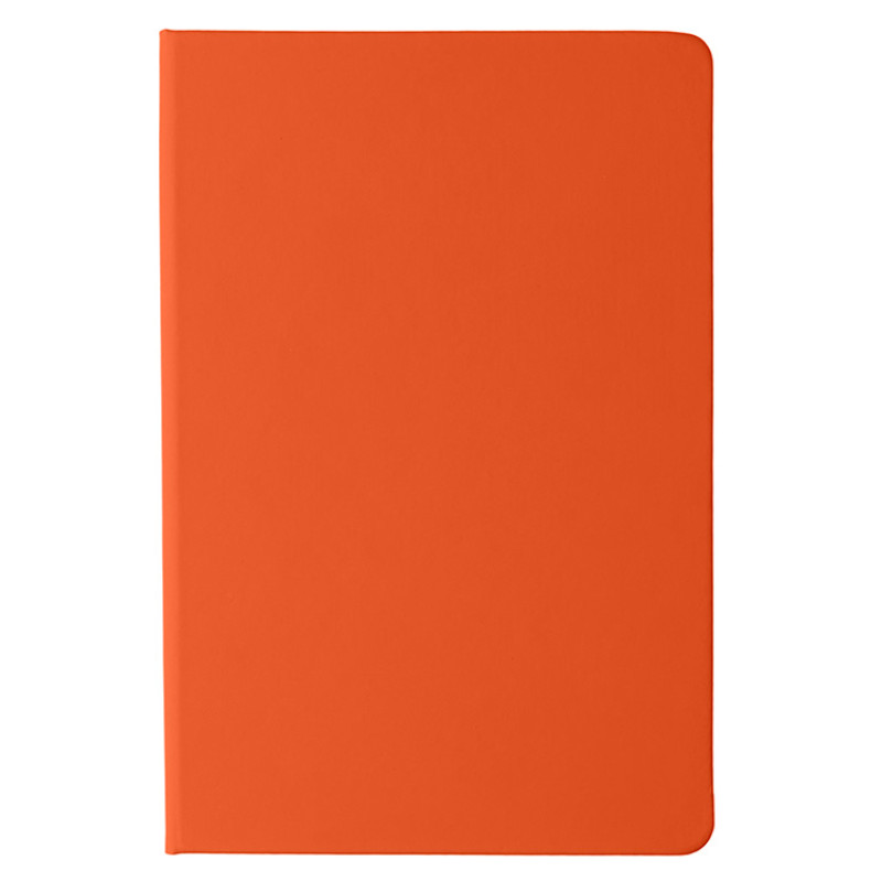 Блокнот в твердой обложке A5 «Виспи 2.0» в клетку, оранжевый