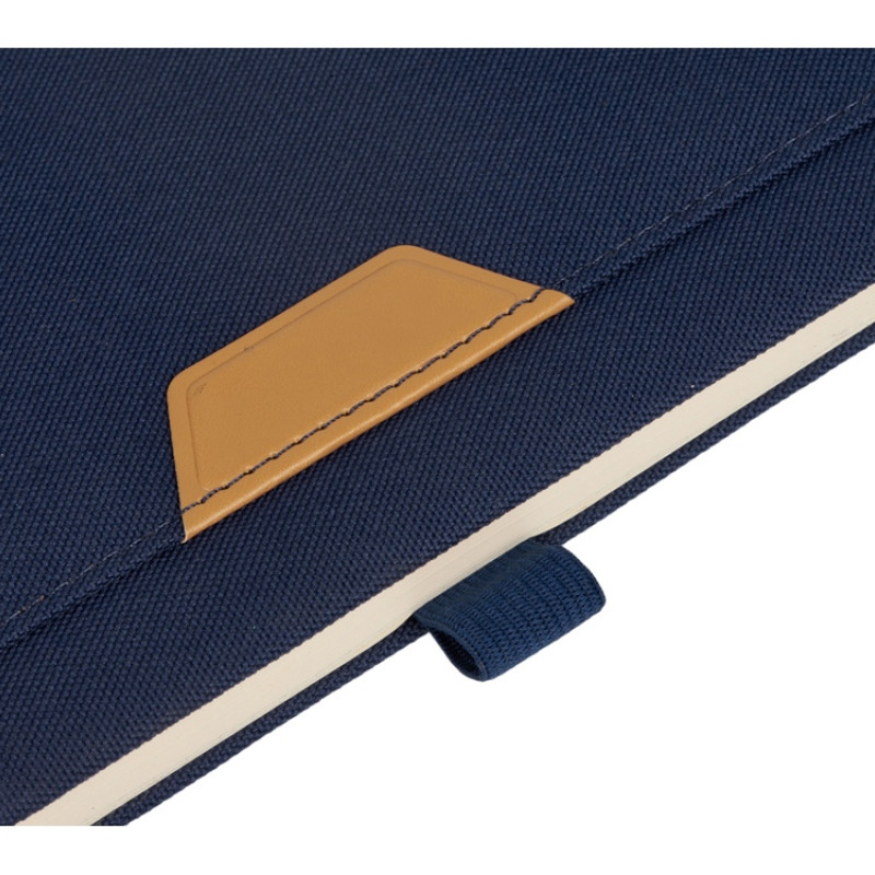 Блокнот А5 из RPET "Harvey", 80 листов FSC бумага, синий