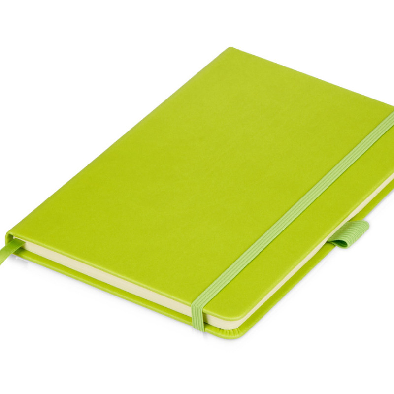 Блокнот "Softy 2.0", твердая обложка A5, 80 листов, зеленое яблоко