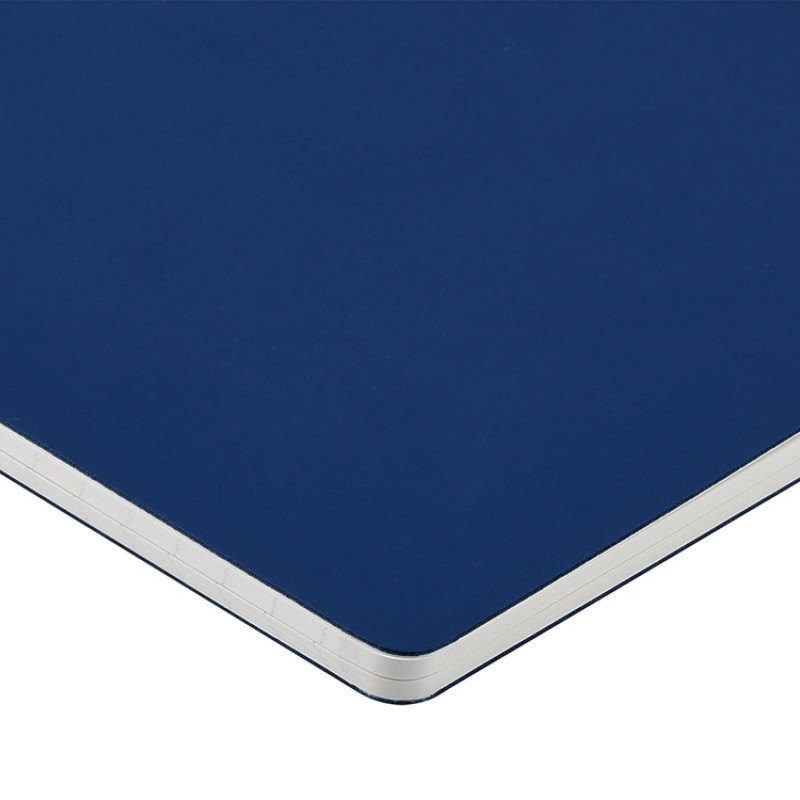 Тетрадь с каменной бумагой А5 "Carrara" 40 л., линейка, синий