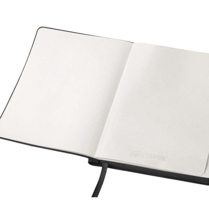 Блокнот А5 "Notepeno Max", 96 листов 80 гр/м2 белой FSC бумаги, черный