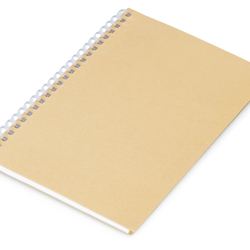 Блокнот на мягкой спирали А5 "Sahara", 60 листов 70 гр/м2, натуральный