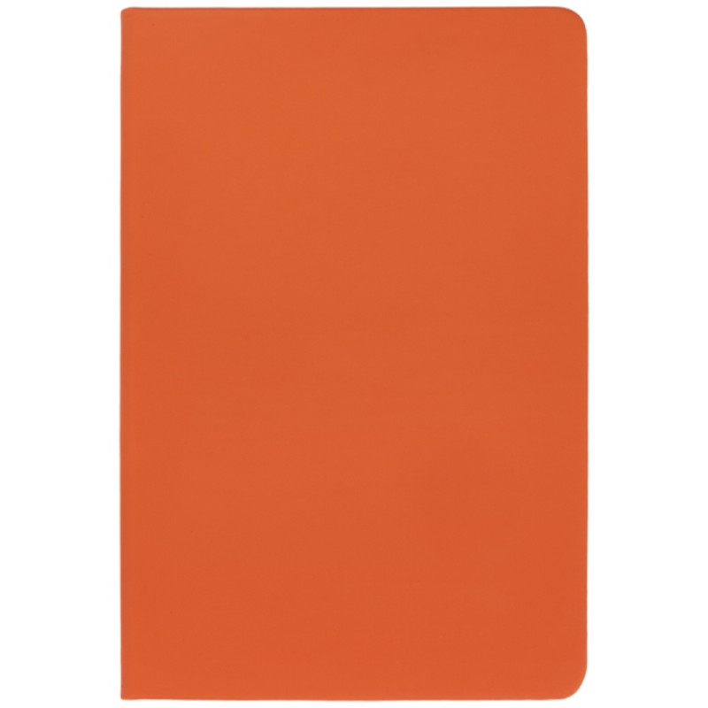 Блокнот "Wispy", твердая обложка A5, 64 листа в линейку, оранжевый