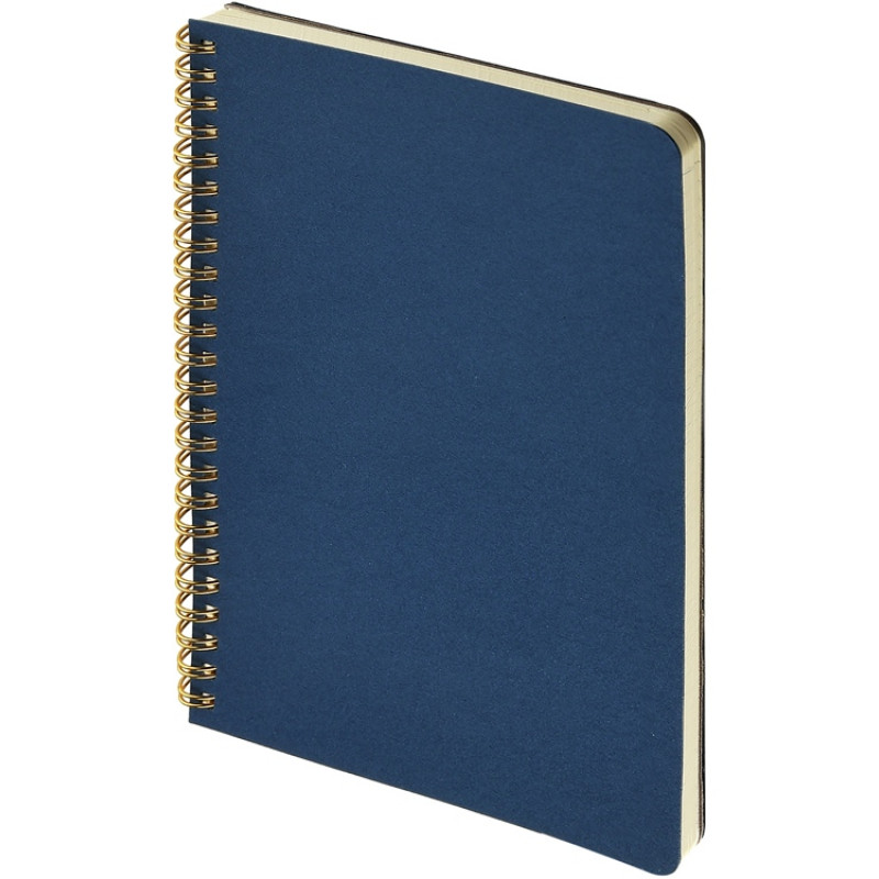 Бизнес тетрадь на гребне А5 "Pragmatic", 60 листов в клетку, темно-синий