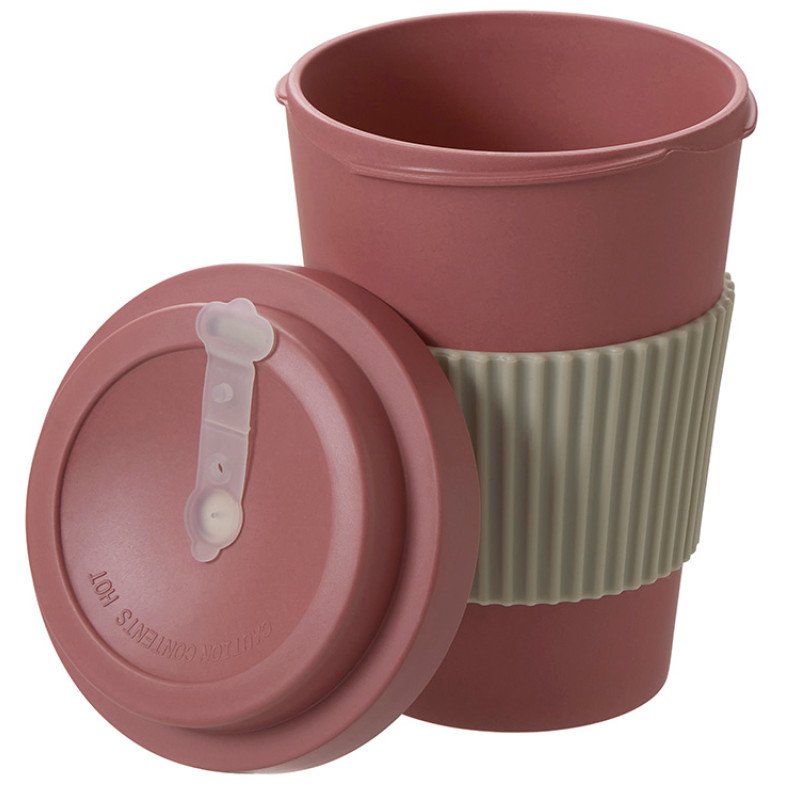 Термокружка "Muffin" из натуральных волокон, пыльно-розовый Термокружка "Muffin" из натуральных волокон, пыльно-розовый