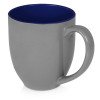 Кружка керамическая «Gracy» 450мл, серый/темно-синий