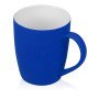 Кружка керамическая с покрытием "софт тач" синяя