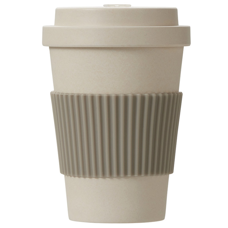 Термокружка "Muffin" из натуральных волокон, бежевый