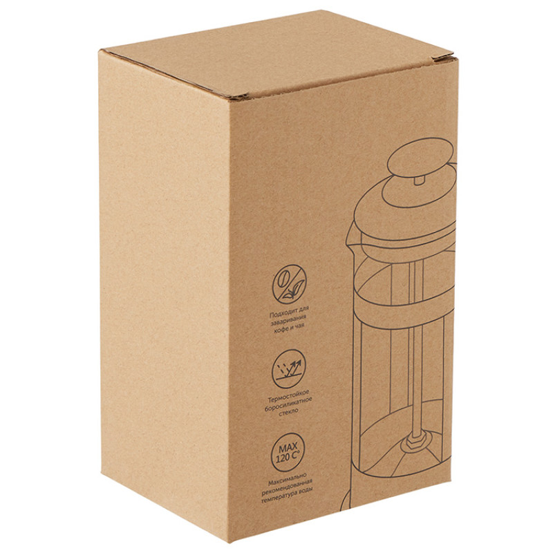 Пластиковый френч-пресс "Savor", 350 мл, синий