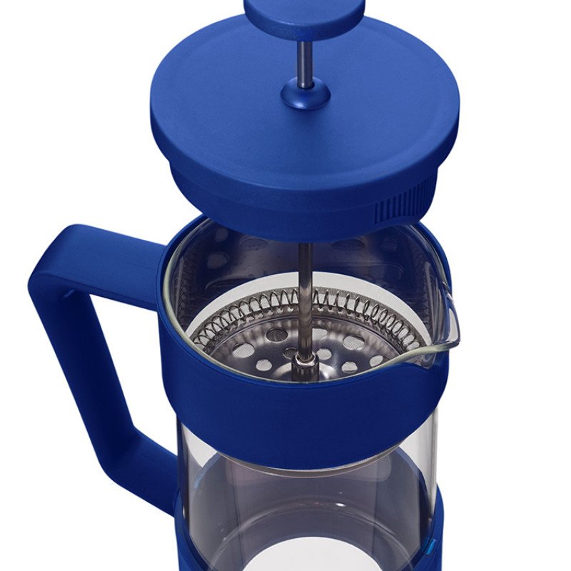 Пластиковый френч-пресс "Intense", 600мл, темно-синий